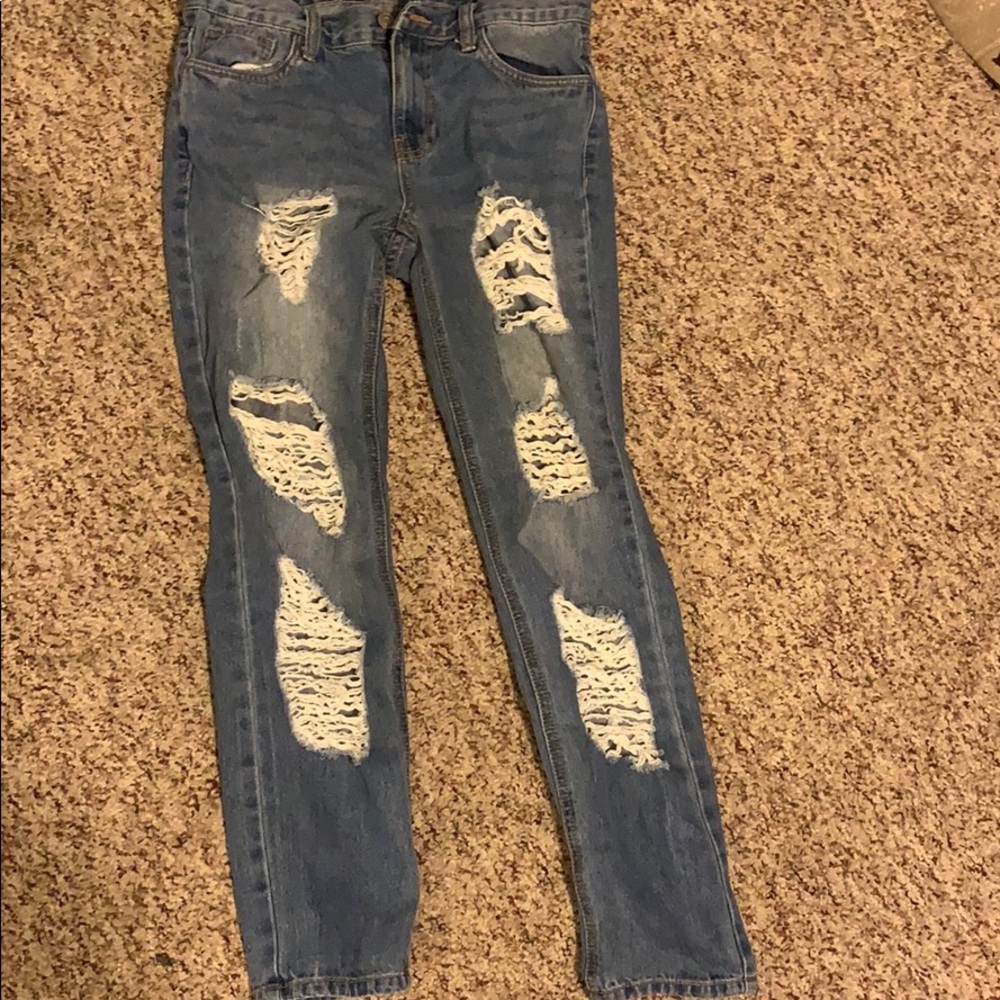 Forever 21 Distressed Jeans